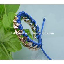 Chaîne colorée et bracelets tressés de corde (XBL12910)